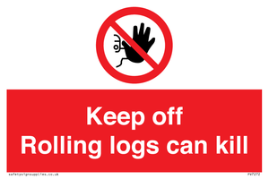PV7272: Keep off Rolling logs can kill