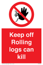 PV7272: Keep off Rolling logs can kill