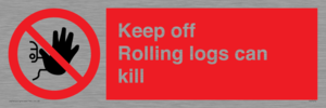 PV7272: Keep off Rolling logs can kill