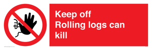PV7272: Keep off Rolling logs can kill