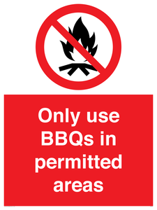 PV7274: Only use BBQs in permitted areas
