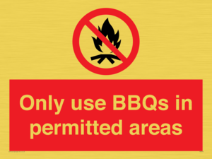 PV7274: Only use BBQs in permitted areas