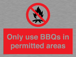 PV7274: Only use BBQs in permitted areas
