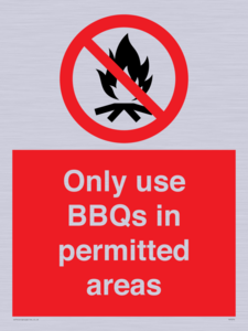 PV7274: Only use BBQs in permitted areas