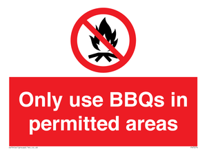 PV7274: Only use BBQs in permitted areas
