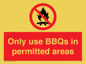 PV7274: Only use BBQs in permitted areas