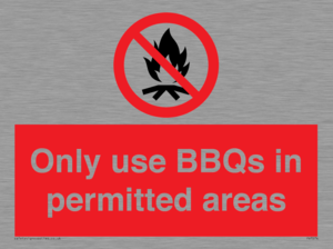 PV7274: Only use BBQs in permitted areas