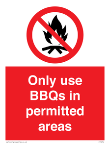 PV7274: Only use BBQs in permitted areas