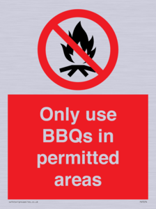 PV7274: Only use BBQs in permitted areas