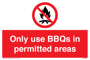 PV7274: Only use BBQs in permitted areas