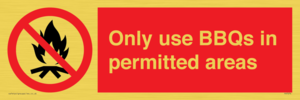 PV7274: Only use BBQs in permitted areas