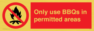 PV7274: Only use BBQs in permitted areas