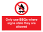 PV7275: Only use BBQs where signs state they are allowed