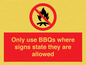 PV7275: Only use BBQs where signs state they are allowed
