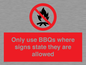 PV7275: Only use BBQs where signs state they are allowed