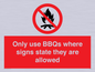 PV7275: Only use BBQs where signs state they are allowed