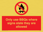 PV7275: Only use BBQs where signs state they are allowed