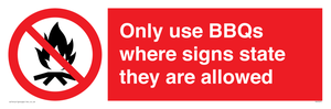 PV7275: Only use BBQs where signs state they are allowed