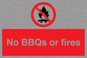 PV7276: No BBQs or fires