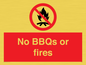 PV7276: No BBQs or fires