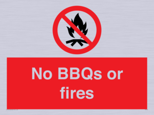 PV7276: No BBQs or fires