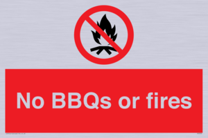 PV7276: No BBQs or fires