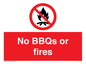 PV7276: No BBQs or fires