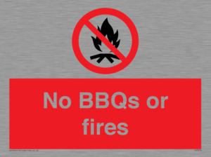 PV7276: No BBQs or fires