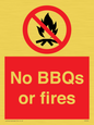 PV7276: No BBQs or fires