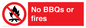 PV7276: No BBQs or fires