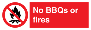 PV7276: No BBQs or fires