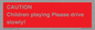 PV7365: CAUTION Children playing Please drive slowly!