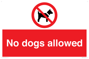 PV7367: No dogs allowed