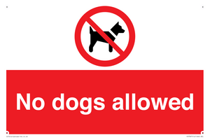 PV7367: No dogs allowed