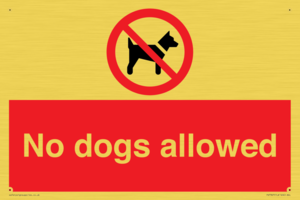 PV7367: No dogs allowed