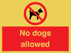 PV7367: No dogs allowed