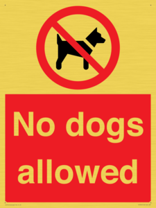 PV7367: No dogs allowed