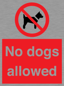 PV7367: No dogs allowed