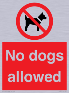 PV7367: No dogs allowed