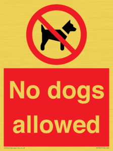 PV7367: No dogs allowed