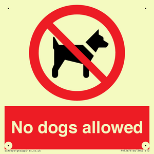 PV7367: No dogs allowed