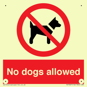 PV7367: No dogs allowed
