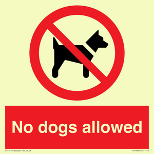 PV7367: No dogs allowed