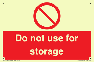 PV7505: Do not use for storage