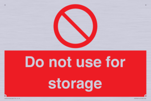 PV7505: Do not use for storage