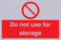 PV7505: Do not use for storage