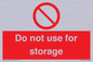 PV7505: Do not use for storage