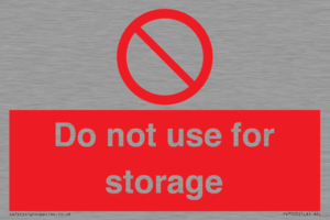 PV7505: Do not use for storage