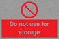 PV7505: Do not use for storage