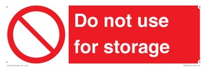 PV7505: Do not use for storage